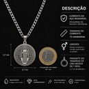 Colar São Bento em Aço Inox – Medalha de Proteção Premium