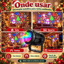 Projetor de Natal LED Giratório