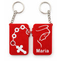 Terço de Bolso Personalizado com Nome – Chaveiro Católico