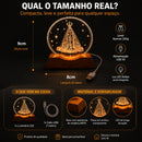 Luminária Led Nossa Senhora Aparecida Mesa Decorativa Usb